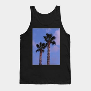 Two Palm Trees at Night Tank Top
